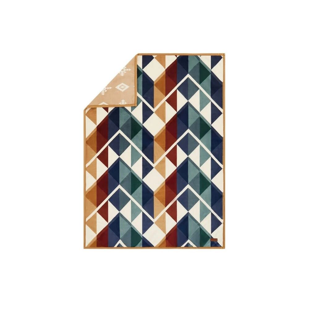 Pendleton Serrado Reversible Plush Throw Blanket 50x70 NWT Cozy Luxe Heritage - Picture 7 of 7